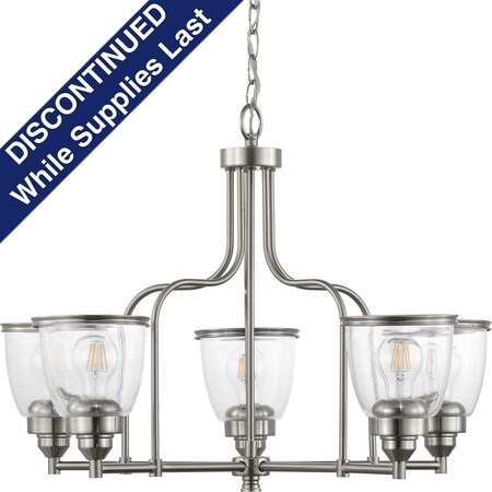Progress Lighting Saluda Collection Five-Light Chandelier P400136-009
